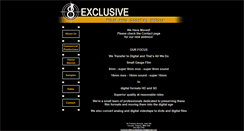 Desktop Screenshot of exclusivefilm.net