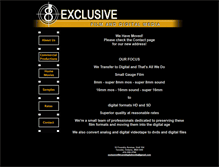 Tablet Screenshot of exclusivefilm.net